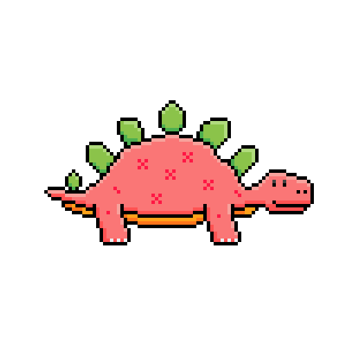 Sheila pink Stegosaurus