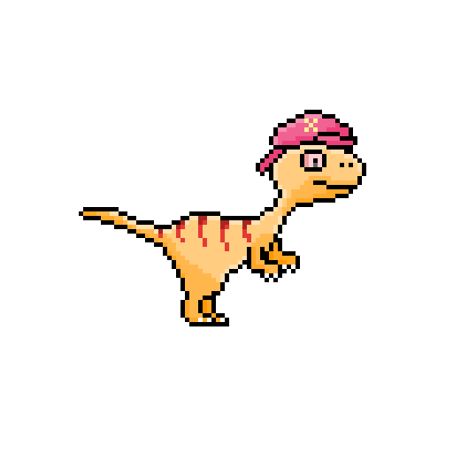 Burke, Velociraptor NFT with hat