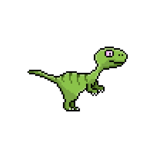Ace green Velociraptor