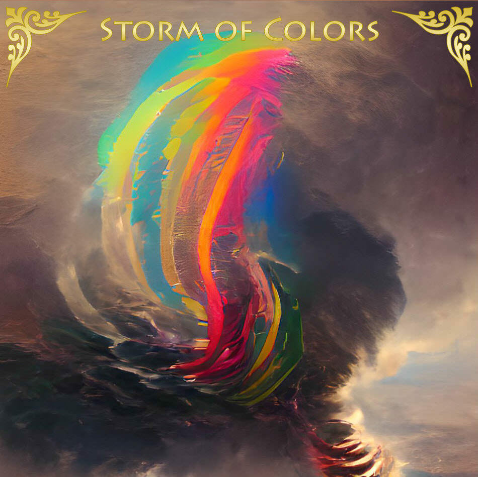 Storm of Colors AI generated NFTS