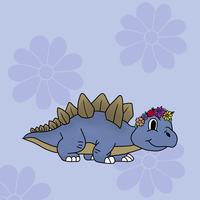 Lilly Hawaii stegosaurus